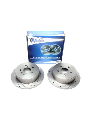set dischi freno sportivi  post. per Toyota Avensis Verso / Previa (Cod. T-EVOBS1527P)
