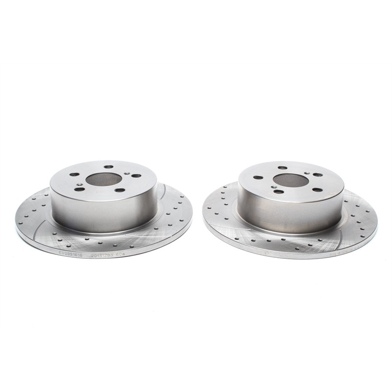 set dischi freno sportivi  post. per Toyota Avensis (Cod. T-EVOBS1616P)