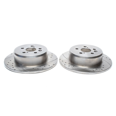 set dischi freno sportivi  post. per Toyota Avensis (Cod. T-EVOBS1617P)