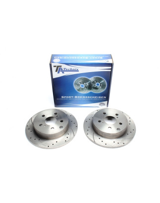 set dischi freno sportivi  post. per Toyota RAV 4 III+IV (Cod. T-EVOBS1693P)
