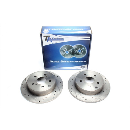 set dischi freno sportivi  post. per Toyota RAV 4 III+IV (Cod. T-EVOBS1693P)