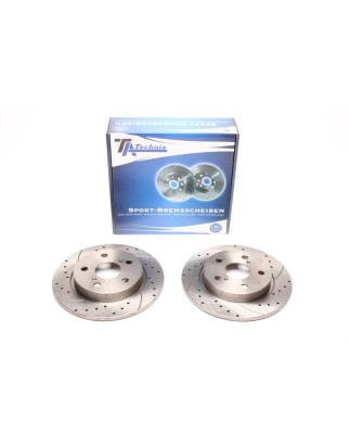 set dischi freno sportivi  post. per Toyota Auris/ Corolla (Cod. T-EVOBS1748P)