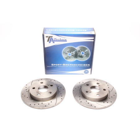 set dischi freno sportivi  post. per Toyota Auris/ Corolla (Cod. T-EVOBS1748P)