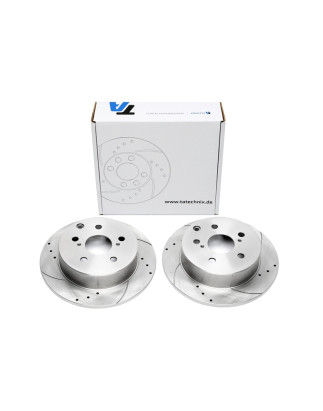 set dischi freno sportivi  post. per Toyota Avensis T25 (Cod. T-EVOBS1785P)