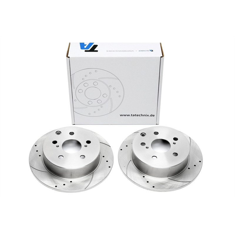 set dischi freno sportivi  post. per Toyota Avensis T25 (Cod. T-EVOBS1785P)