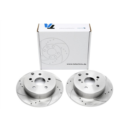 set dischi freno sportivi  post. per Toyota Avensis T25 (Cod. T-EVOBS1785P)