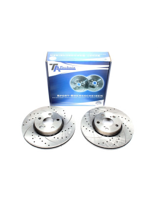 set dischi freno sportivi  ant. per Toyota Avensis / Avensis Liftback / Avensis SW (Cod. T-EVOBS2011