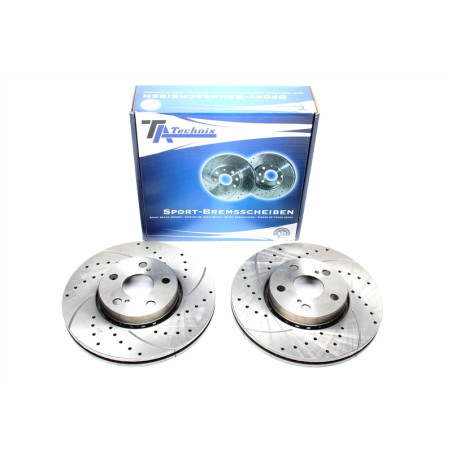 set dischi freno sportivi  ant. per Toyota Avensis / Avensis Liftback / Avensis SW (Cod. T-EVOBS2011