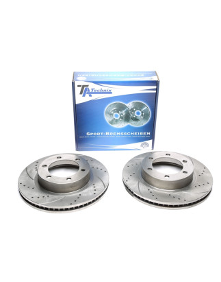 set dischi freno sportivi ant. per Toyota Hilux III Pick-up (Cod. T-EVOBS20225P)