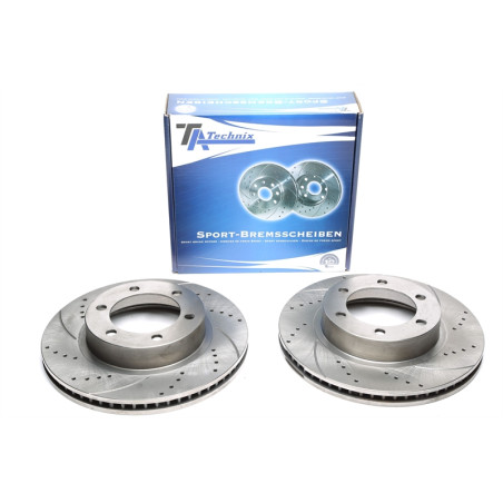 set dischi freno sportivi ant. per Toyota Hilux III Pick-up (Cod. T-EVOBS20225P)