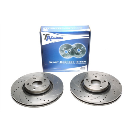 set dischi freno sportivi  ant. per Toyota Avensis Notchback / Avensis Station Wagon / Verso (Cod. T