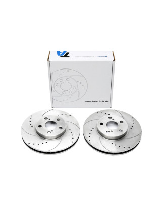 set dischi freno sportivi  ant. per Toyota Avensis / Avensis Liftback / Avensis SW (Cod. T-EVOBS2292