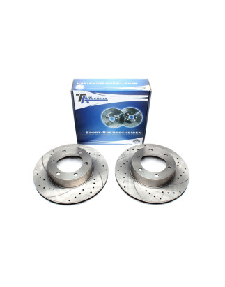 set dischi freno sportivi  ant. per Toyota Land Cruiser 90 / 4 Runner (Cod. T-EVOBS2339P)