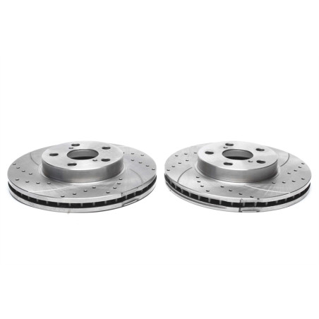 set dischi freno sportivi  ant. per Toyota Avensis (Cod. T-EVOBS2568P)