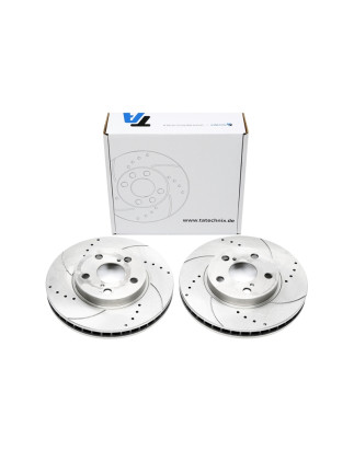 set dischi freno sportivi  ant. per Toyota Carina E / Carina notchback / Carina E SW solo 79kW (Cod.