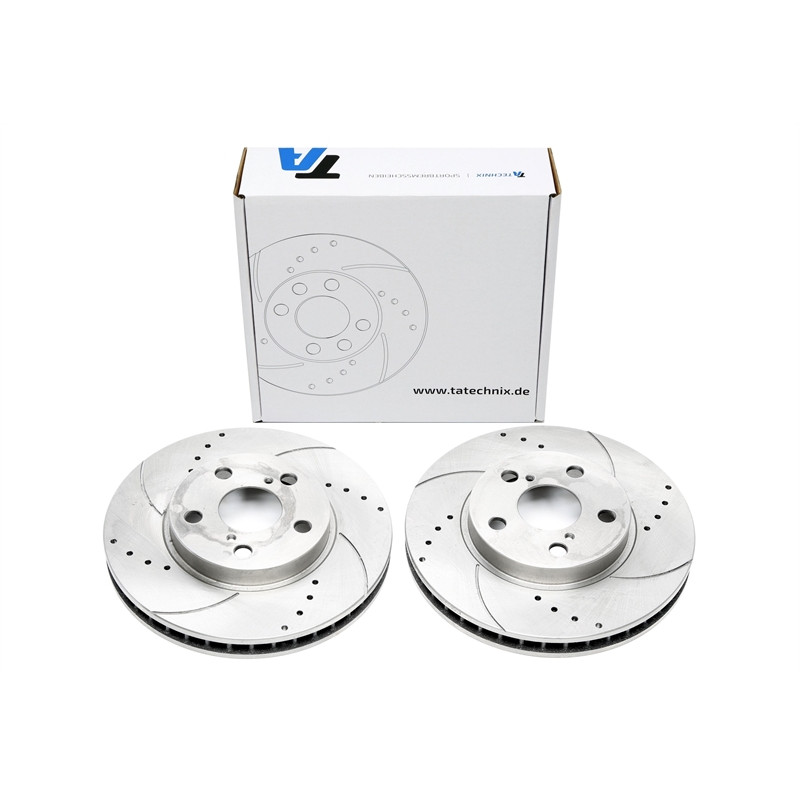 set dischi freno sportivi  ant. per Toyota Carina E / Carina notchback / Carina E SW solo 79kW (Cod.