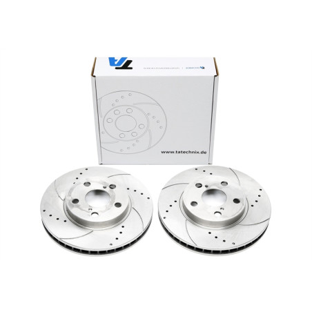set dischi freno sportivi  ant. per Toyota Carina E / Carina notchback / Carina E SW solo 79kW (Cod.