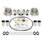  45mm DCOE carburetor - complete kit per Seat/VW 2.0l-8V crossflow engines (Cod. T-140VW010)