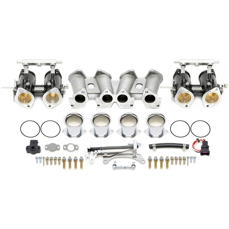  45mm DCOE throttle body - complete kit per Seat / VW 2.0l-8V crossflow engines (Cod. T-141VW010)