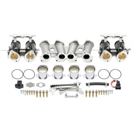  45mm DCOE throttle body - complete kit per Seat / VW 2.0l-8V crossflow engines (Cod. T-141VW010)
