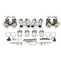  45mm DCOE throttle body - complete kit per Seat / VW 2.0l-8V crossflow engines (Cod. T-141VW010)