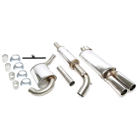 sistema di scarico 2x80mm per VW Golf III  1H_ (Cod. T-02VW027-8)