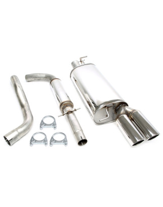 sistema di scarico 2x80mm per VW Golf IV 1.8T+1.9TDI/SDI  1J (Cod. T-02VW028-8)
