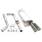 sistema di scarico 2x80mm per VW Golf IV 1.8T+1.9TDI/SDI  1J (Cod. T-02VW028-8)