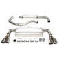 sistema di scarico  2x80mm  per VW Golf VII 1.2+1.4TSI  AU (Cod. T-02VW029-8D)