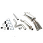 sistema di scarico 2x70x90mm per VW Golf I Cabrio  155, Scirocco II  53B (Cod. T-02VW034-24)