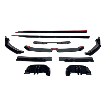 Kit Estetico BMW G60 / G61 Look M Performance II Nero lucido (Cod. E-TCB4140)
