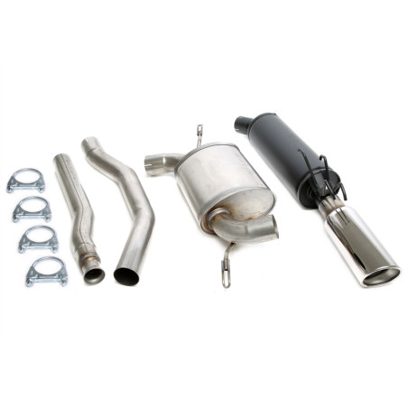 scarico sportivo 1x100mm per Volvo 850+S70+V70 Turbo berlina + station wagon (Cod. T-01VO007-10)