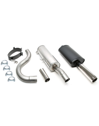 scarico sportivo 1x80mm per Volvo 740/760+940 berlina. + estate (Cod. T-01VO008-14)