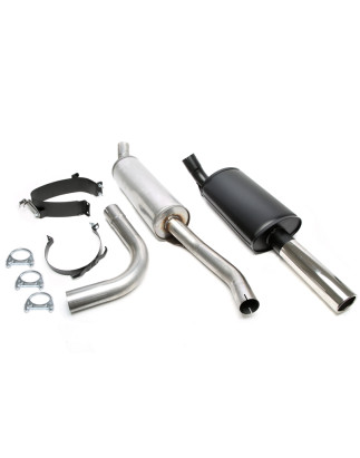 sport exhaust system 1x80mm per Volvo 760 Turbo con Multilink  post. (Cod. T-01VO009-14)