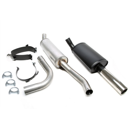 sport exhaust system 1x80mm per Volvo 760 Turbo con Multilink  post. (Cod. T-01VO009-14)