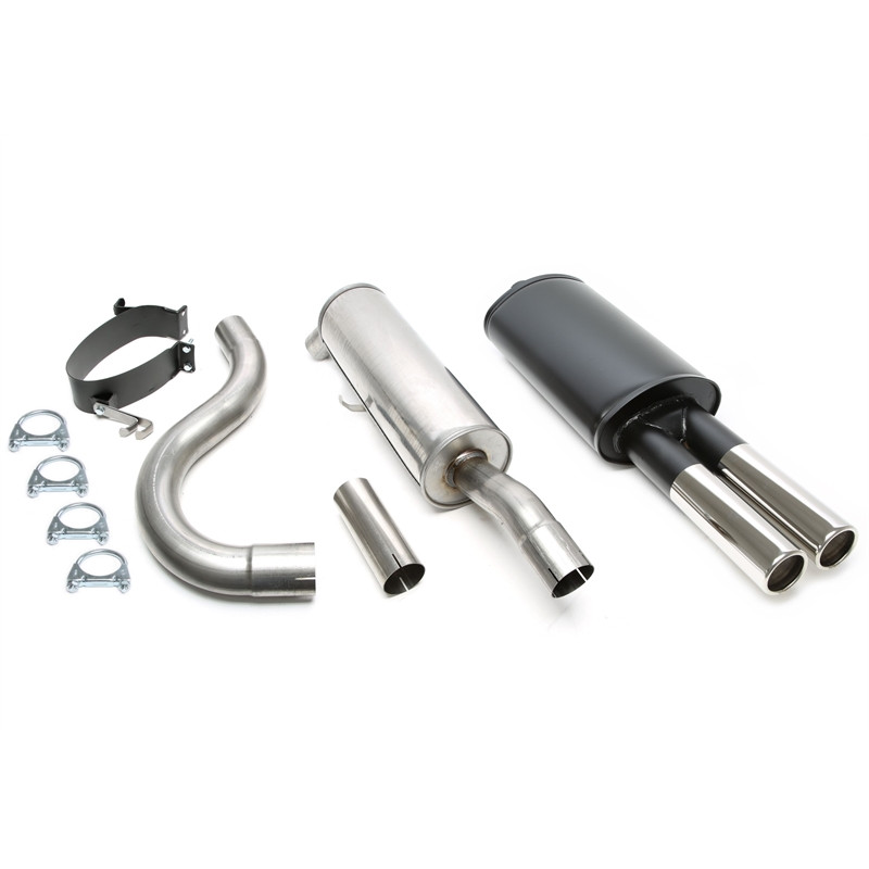 scarico sportivo 2x70mm per Volvo 740/940 berlina + station wagon (Cod. T-01VO012-15)