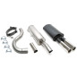 scarico sportivo 2x70mm per Volvo 740/940 berlina + station wagon (Cod. T-01VO012-15)