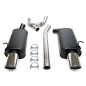  scarico sportivo 1x90/120mm  per Volvo 850-V70-S70 AWD Turbo (Cod. T-01VO017-25D)