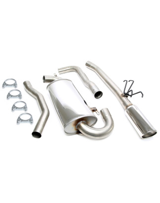 scarico sportivo 1x100mm per Volvo 850-S70-V70 I Turbo  L, LS, N (Cod. T-02VO001-10)