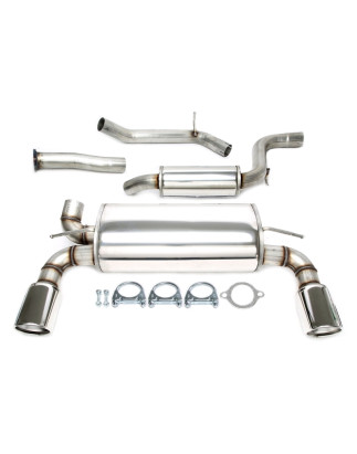 sistema di scarico  1x100mm  per Volvo C30 T5 Facelift  M (Cod. T-02VO002-10D)