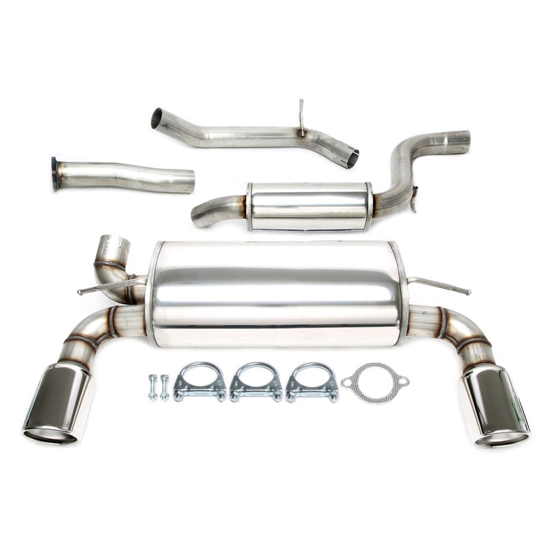 sistema di scarico  1x100mm  per Volvo C30 T5 Facelift  M (Cod. T-02VO002-10D)