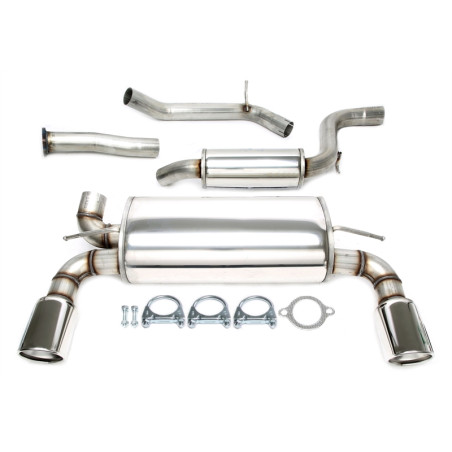 sistema di scarico  1x100mm  per Volvo C30 T5 Facelift  M (Cod. T-02VO002-10D)