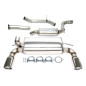 sistema di scarico  1x100mm  per Volvo C30 T5 Facelift  M (Cod. T-02VO002-10D)