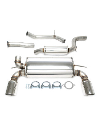sistema di scarico  1x100mm  per Volvo C30 T5  M (Cod. T-02VO003-10D)