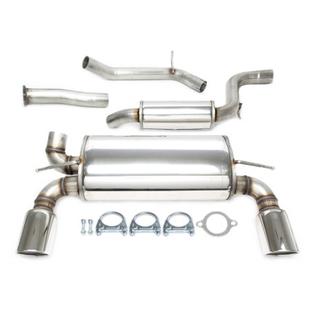 sistema di scarico  1x100mm  per Volvo C30 T5  M (Cod. T-02VO003-10D)