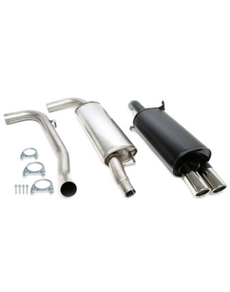 scarico sportivo 2x80mm per Volvo S40 I/ V40 I  V (Cod. T-02VO005-8)