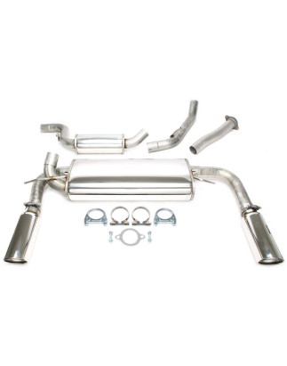 sistema di scarico  1x100mm  per Volvo S40 II/V50 Turbo  M (Cod. T-02VO010-10D)