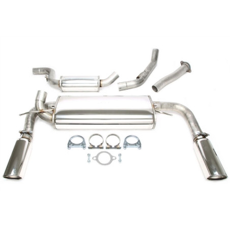 sistema di scarico  1x100mm  per Volvo S40 II/V50 Turbo  M (Cod. T-02VO010-10D)