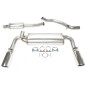 sistema di scarico  1x100mm  per Volvo S40 II/V50 AWD T5  M (Cod. T-02VO011-10D)