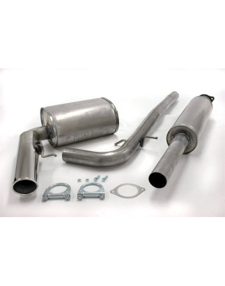 scarico sportivo 1x90mm per Volvo S60 I 2.4l  R (Cod. T-02VO012-9)
